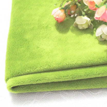 Big Size Solid Color Short Plush Velvet Fabric Super Soft Diy Handmade Home Textile Toy Apparel Cushion Pillow Blanket Material
