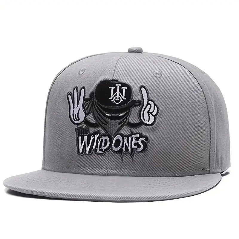 Unisex Ninja Letter Embroidery Hip-hop Hats Outdoor Adjustable Casual Baseball Caps Sunscreen Hat