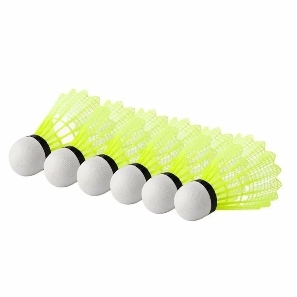 Nylon Badminton Shuttlecocks with Great Stability Durability, Indoor Outdoor Sports Training Balls