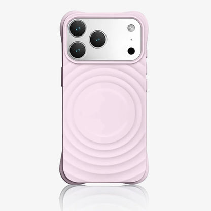Shockproof Water Ripple Magnet Case For iPhone 17 Air 16 15 14 13 Pro Max Plus For Magsafe Candy Silicon Protective Velvet Funda