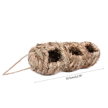 17 Styles Birds Nest Bird Cage Natural Grass Egg Cage Bird House Outdoor Decorative Woven Hanging Parrot Nest Houses Pet Bedroom