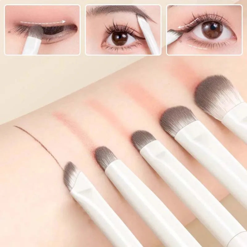 5/6/8/10pcs Makeup Brushes Set Professional Soft Eye Makeup Brushes Contouring Eyeshadow Eyeliner Eye Detail Brush Makeup Tools