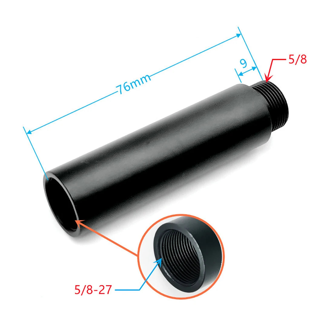 Microphone Holder Extended Rod 5/8"-27 5/8 1/4 3/8 Male Female Screw Converter Adapter Mic Stand Mount Tripod Camera Conversion