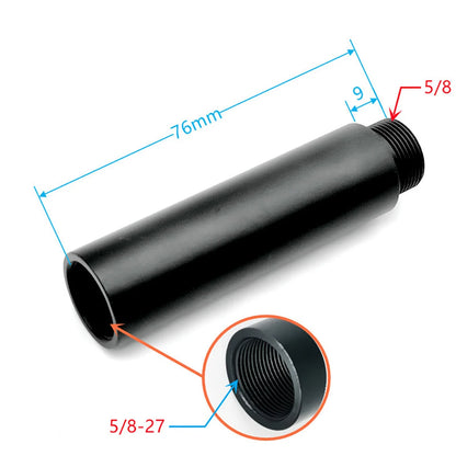 Microphone Holder Extended Rod 5/8"-27 5/8 1/4 3/8 Male Female Screw Converter Adapter Mic Stand Mount Tripod Camera Conversion