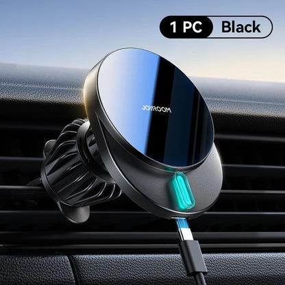 15W Magnetic Phone Holder Mount Charger, Fast Wireless Car Charger for iPhone 16/15/14/13, Air Vent Car Phone Mount 1/2pcs, JOYROOM