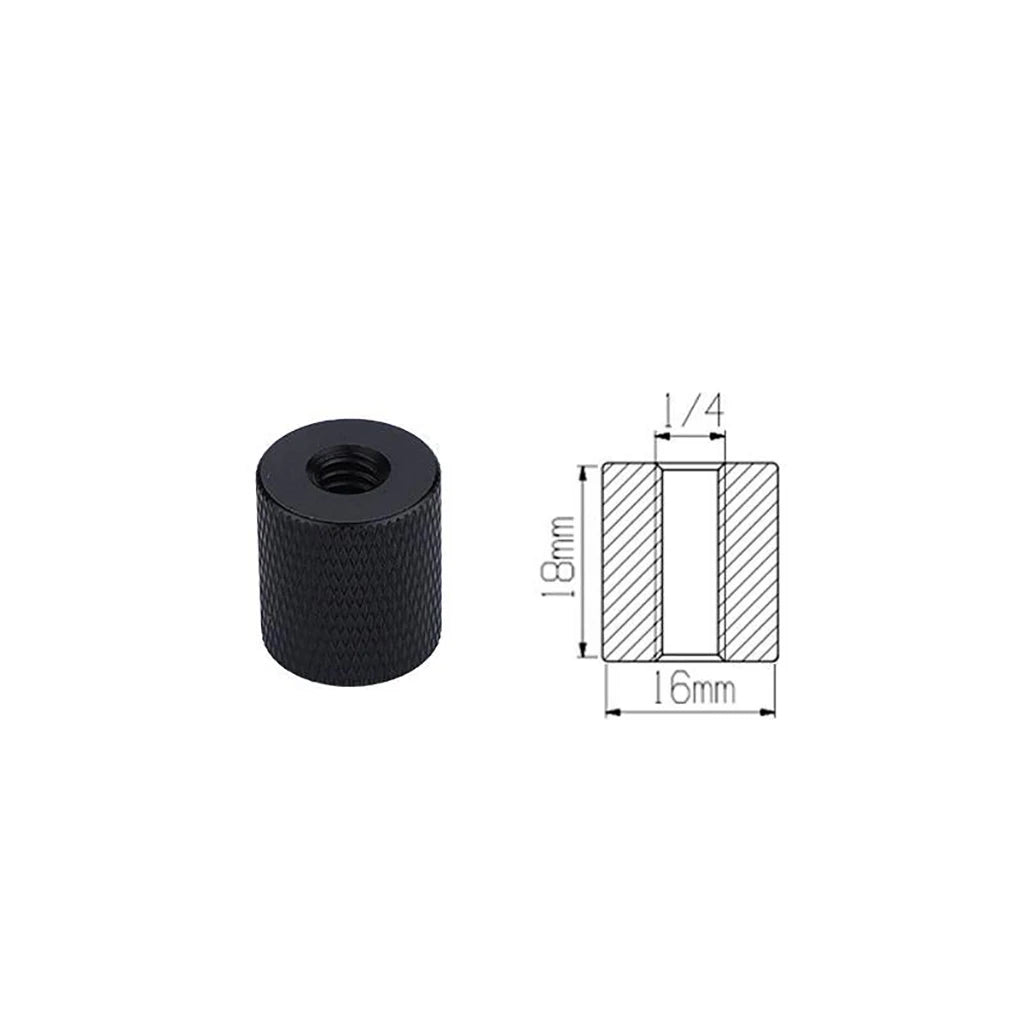 1x 1/4 Inch Thread Hole Female to Female 3/8 M4 M5 M6 M8 Mount Adapter Screw Nut DSLR Cameras Tripod Rig Flash Light Accessories