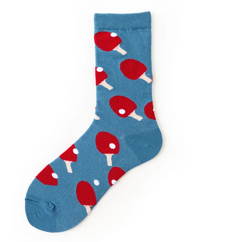 New cotton socks high-quality men's and women's British style casual Harajuku fashion novelty literary couple sexy socks