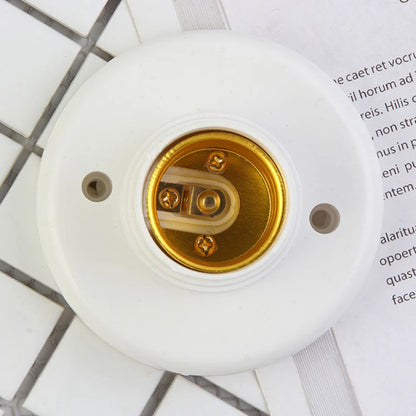 220V E27 Screw Cap Socket Ceiling Light Fixing Base Adapter Light Bulb Holder Energy Save Desk Lamp Holder Lighting Accessories