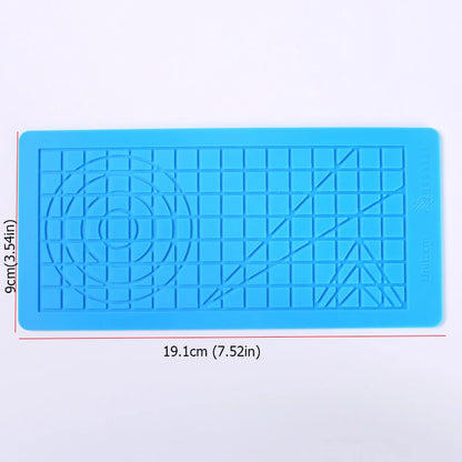 3D Printing Pen Silicone Design Mat with 2 Finger Protectors Template Drawing Tools Silicone Pad Drawing Tools for Kids Adults
