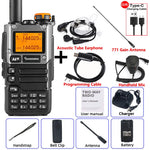 Quansheng UV K5 (8) Walkie Talkie Am Fm Radio de Dos Vías Estación Conmutadora Set Inalámbrico de Radioaficionado Receptor de Largo Alcance Quansheng UV-K6