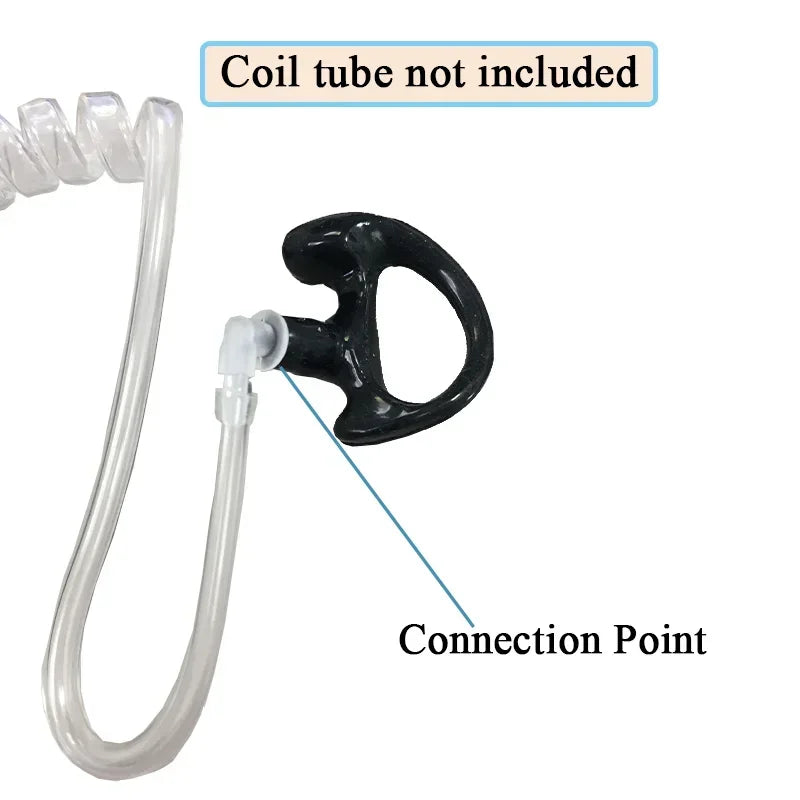 3-Pair Ear Mold Earbud Replacement Soft Silicone Earmould Earplug S/M/L Size for Walkie Talkie Radio Acoustic Earpieces Headsets
