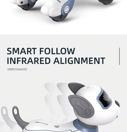 Intelligent Robot Dog, Remote Control Electronic Sing Dance Follow, Smart Interactive Stunt Music Toy, Programmable Puppy, Kid Gift