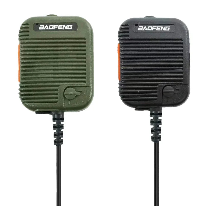 Baofeng AR-152 Mic Walkie Talkie Microphone PTT Radio Speaker Kenwood 2-Pin Type Handheld Mic For UV-K5 UV-16 UV-13 UV5R K Plug