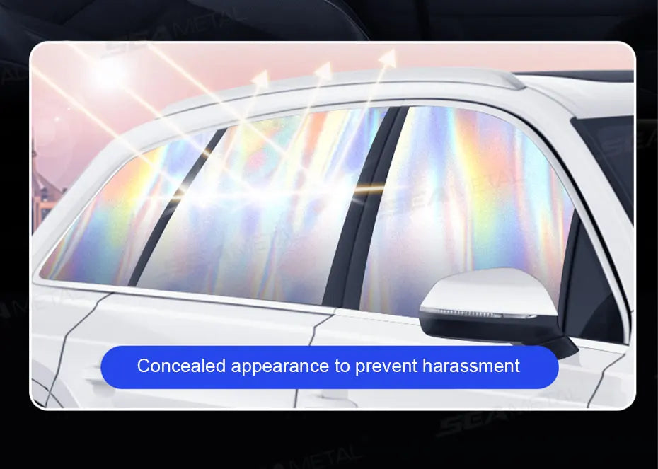 SEAMETAL Magnet Car Side Window Curtain Summer Cooling Car Sunshades UV Protector for Front/Back Window Car Styling Accessories