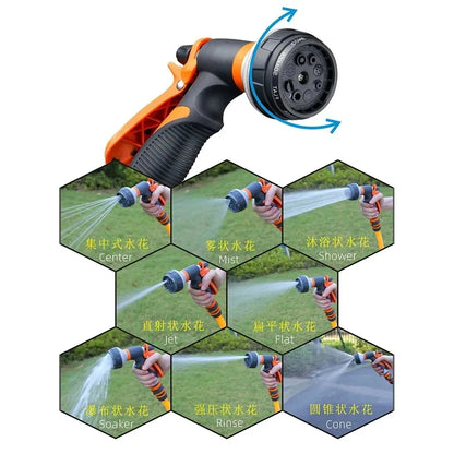 Watering gun, sprinkler head, garden watering tool, vegetable watering, gardening, household water pipe, hose