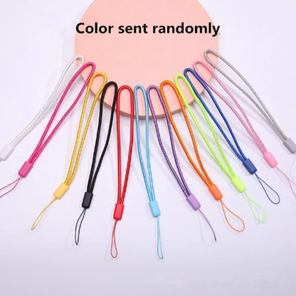 20Pcs Hand Wrist Lanyard Strap String Short Grip Lanyard for USB Flash Drive Keychain ID Badge Holder Phone Straps DIY Hang Rope