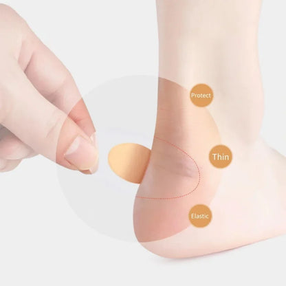 10-100pcs Gel Heel Protection Foot Patches Adhesive Blister Pads Hydrocolloid Heel Liner Shoes Stickers Pain Plaster Foot Care