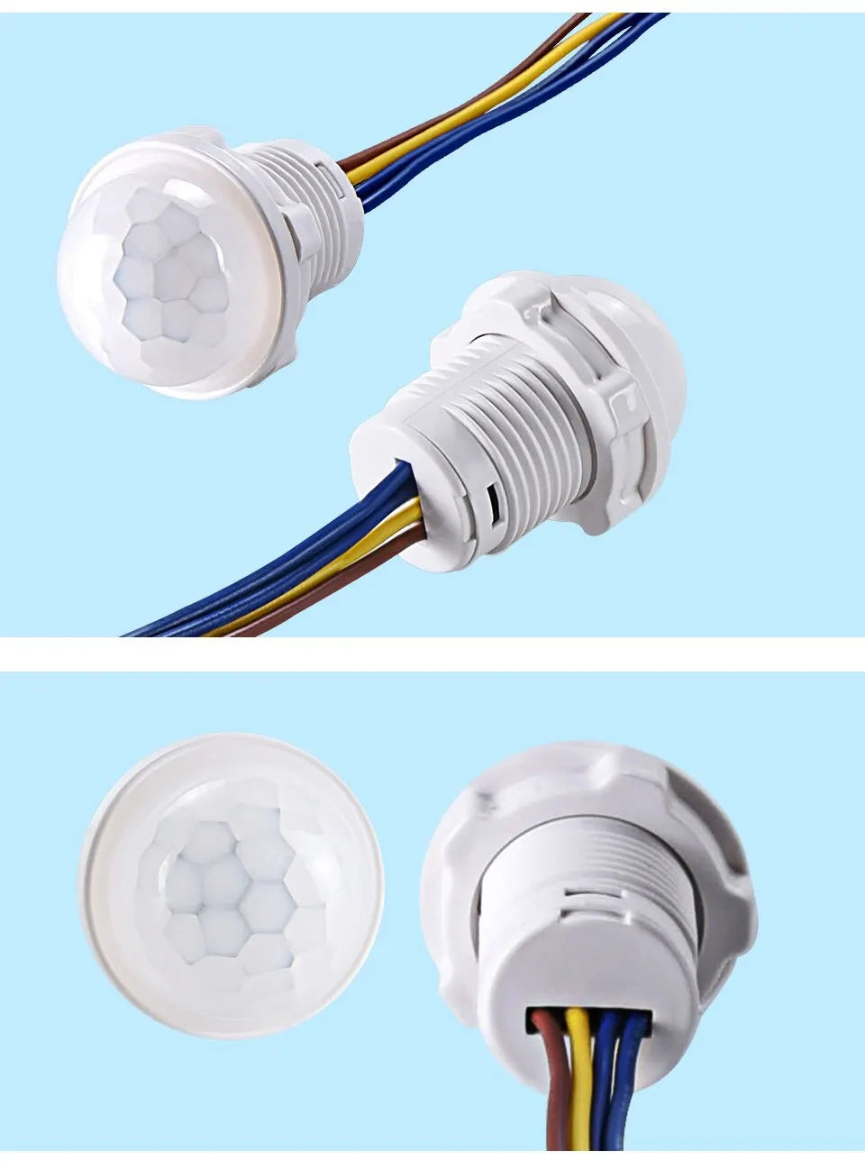 Smart PIR Sensor Detector Switch 110V 220V Human Body Infrared Auto On Off Light For LED Lamp Ceiling Light Panel Lights