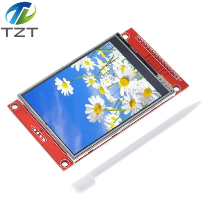 240x320 2.8" SPI TFT LCD Touch Panel Serial Port Module With PBC ILI9341 / ST7789V 2.8 Inch SPI Serial Display With Touch Pen