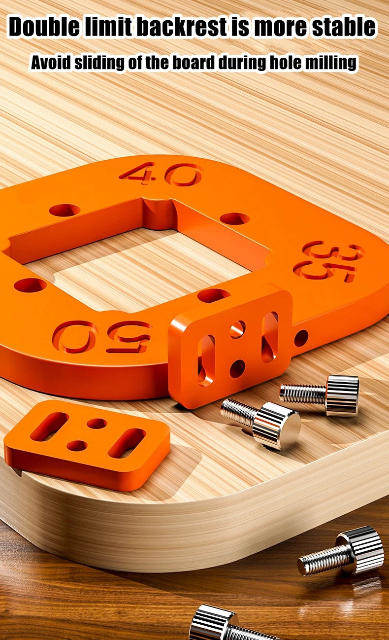 Woodworking Router Corner Radius Templates Jig R10 to R50 Routing Curved Corners Milling Circular Radian Hardness ABS Tool