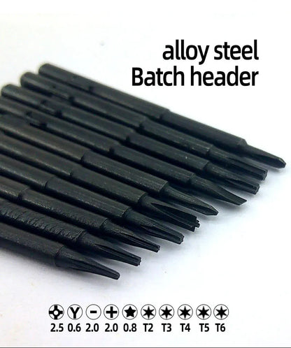 10-in-1 Precision Screwdriver Set for Mobile Phones, Notebooks, and Computers - Perfect for Small Maintenance and Disassembly