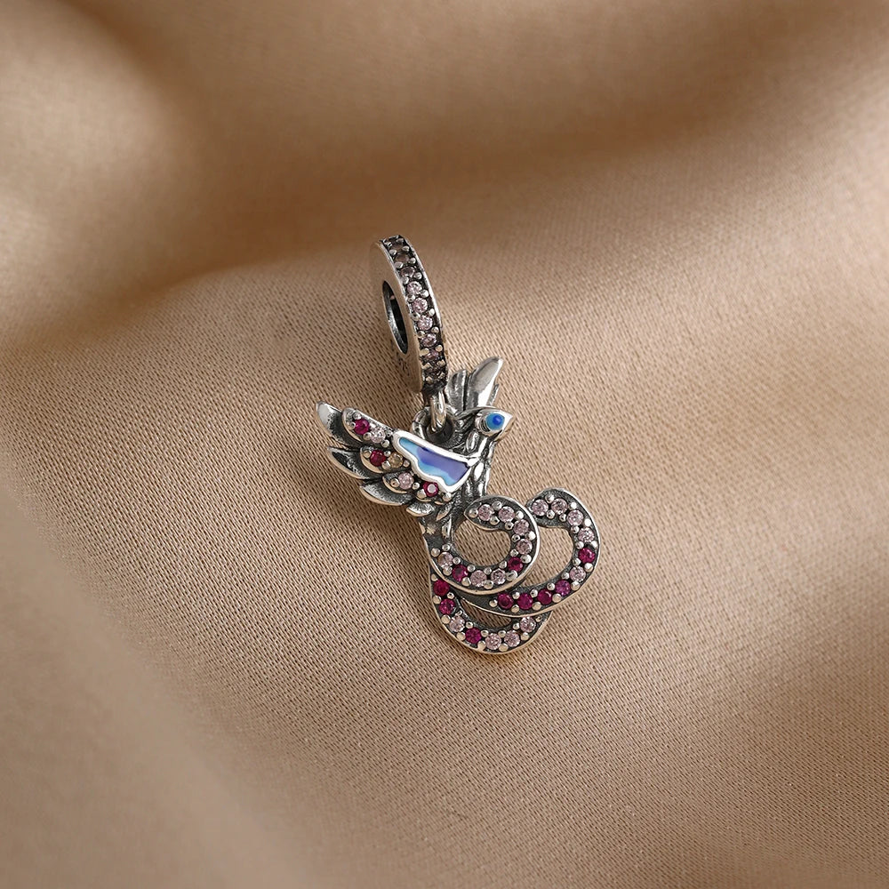 Hot selling 925 Silver Cake Cup Dog Claw Gift Box Pendant Beads, Fit DIY Women's Jewelry Accessories with European Bracelets