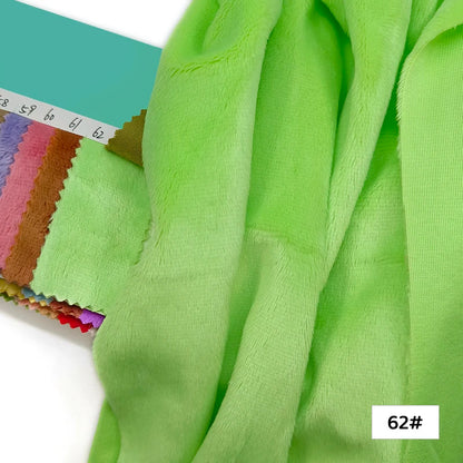 45x50cm 34~66# Plush Fabric For Sewing 5mm Pile Length 100 Polyester Hair Material For Popular Cotton Dolls DIY Handmade Fabric
