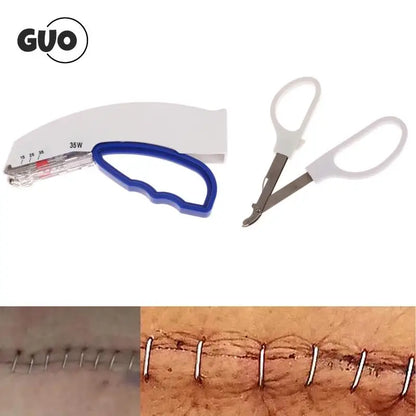 Medical Surgery Disposable Stainless Steel Skin Stapler, NailPuller Skin Stitching Machine, Sterile Blank Package Outdoor Survival