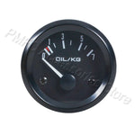 Vehicle Meter 12V Automobile Car Gauge 2" 52mm Water Temp Oil Temp Oil Press Fuel Volts Oil press kg Ammeter Gauge Black Shell
