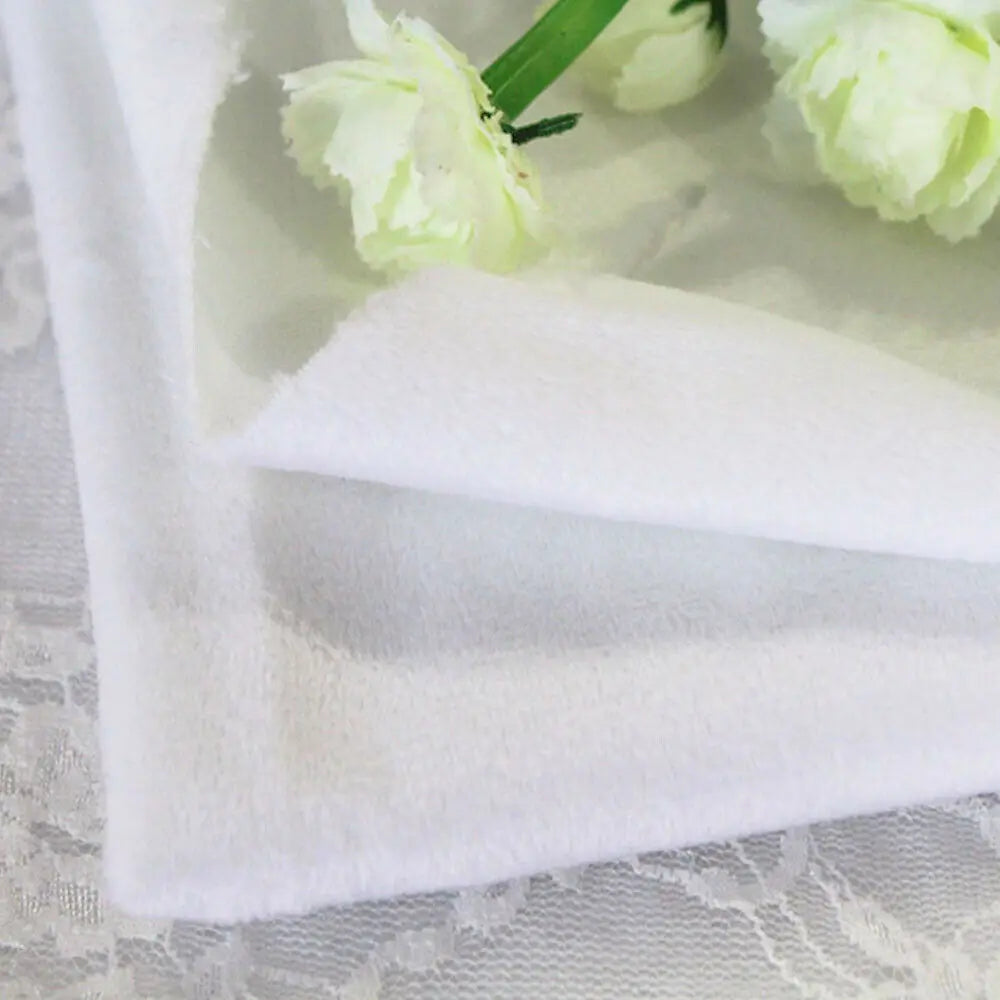 Big Size Solid Color Short Plush Velvet Fabric Super Soft Diy Handmade Home Textile Toy Apparel Cushion Pillow Blanket Material