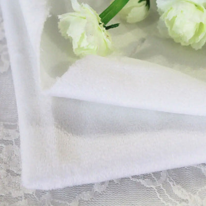 Big Size Solid Color Short Plush Velvet Fabric Super Soft Diy Handmade Home Textile Toy Apparel Cushion Pillow Blanket Material