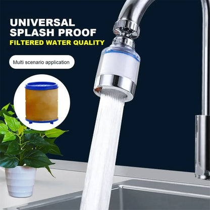 Faucet Filter Elements Water Purifier Filter, Remove Chlorine Heavy Metal Faucet Adapter, PP Cotton Filtration for Kitchen Bathroom