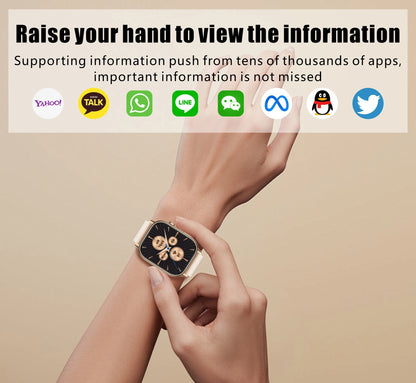 NEW Fashion Built-in 6 Stars GPS Position Smart Watch, Women 2.01'' AMOLED HD Screen IP68 Waterproof Sport  Bracelets For Ladies