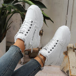 Women Sneakers Autumn Winter Fashion Sneakers Waterproof Height Increased Snow Boots Warm High Top Platform Sports Shoes Women