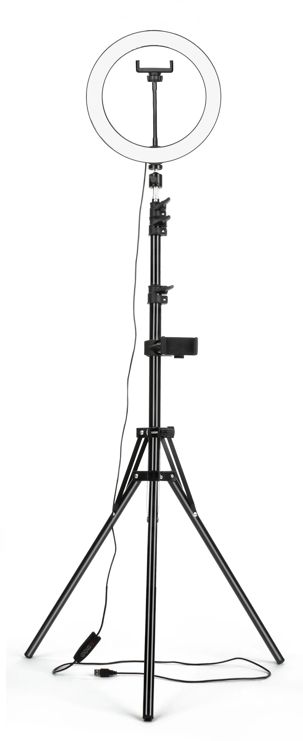 Tripod With LED Ring Light For Phone, Tripod Camera Stand Selfie Photography Light LED Lamp Color Photo Studio For YouTube Live