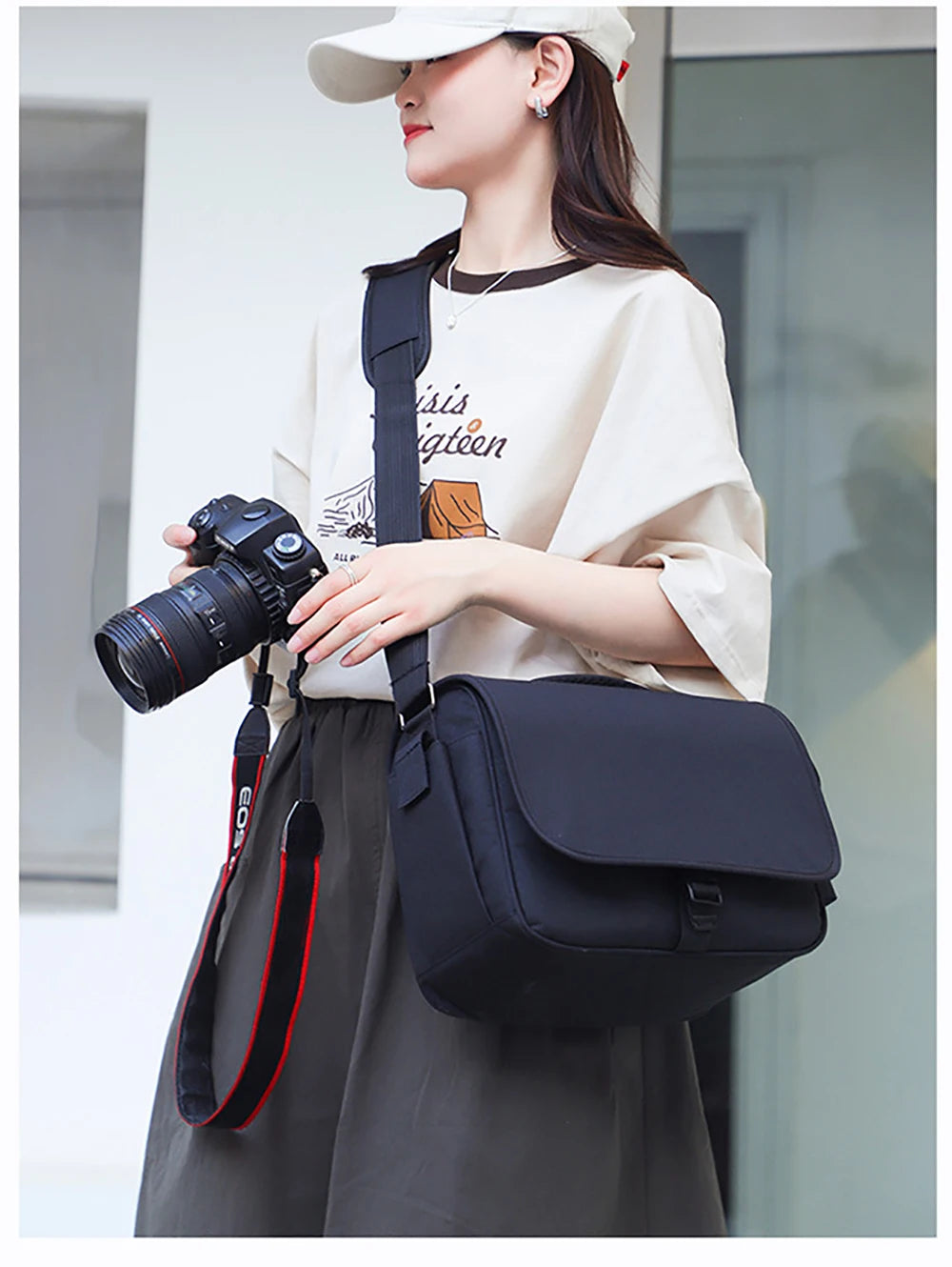 For Magcubic L018 projector HY350max Similar Projector carry bag thickened sponge shockproof storage bag EOS camera carry bag