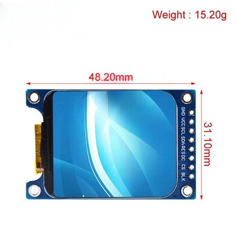 TFT Display 0.96/1.44/1.8/2.4/2.8/3.5 Inch TFT Full Color Screen LCD Module ST7735 ILI9341 Driver Interface SPI for Arduino XCW