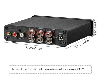 AIYIMA A03 TPA3116 Subwoofer Bluetooth Amplifier HiFi TPA3116D2 2.1 Digital Audio Power Amplifiers 50Wx2+100W Sound Amplifier