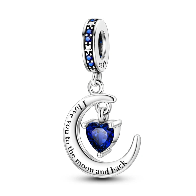 PAMELA 925 Sterling Silver Sea Turtle Starfish Blue Charm Dolphin Octopus Shell Bead For Original Charms Bracelets Ocean Jewelry