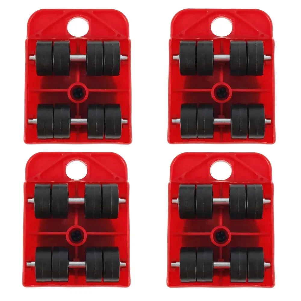 Juego de rodillos para mover muebles, transportador, herramienta de elevación de muebles de servicio pesado, herramienta de rodillos deslizantes para transportador de muebles