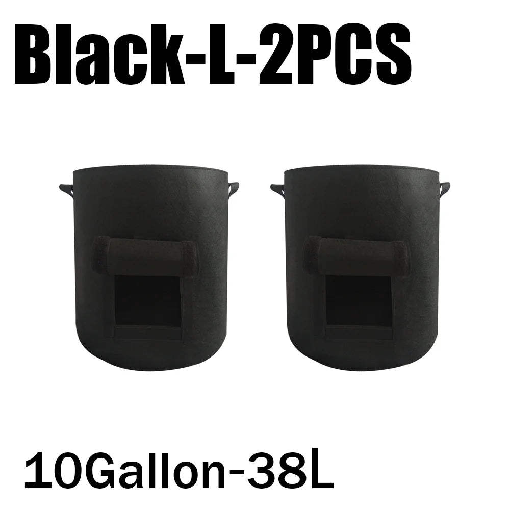 3Styles Felt, plant grow bags, nonwoven fabric garden potato pot, greenhouse vegetable growing bags, moisturizing vertical tools