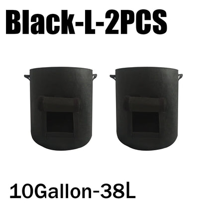 3Styles Felt, plant grow bags, nonwoven fabric garden potato pot, greenhouse vegetable growing bags, moisturizing vertical tools