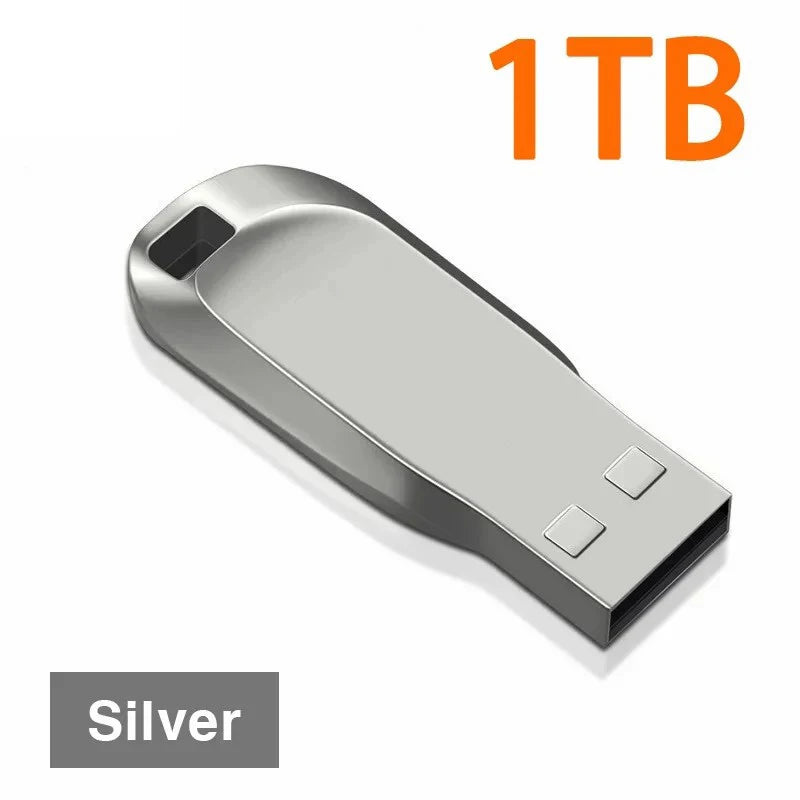 New Flash Drive 2TB USB 3.0 Mini High Speed Metal Pendrive 1TB 512GB Stick Portable Drive Waterproof Memoria Storage U Disk