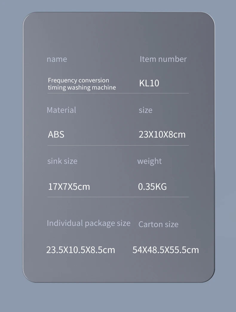 Ultrasonic Glasses Cleaner, 50KHz Contact Lens Cleaner, Household Timer Jewelry Toothbrush Cleaner, Brush Dentures, New MIJIA