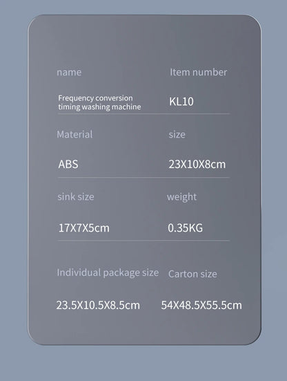 Ultrasonic Glasses Cleaner, 50KHz Contact Lens Cleaner, Household Timer Jewelry Toothbrush Cleaner, Brush Dentures, New MIJIA