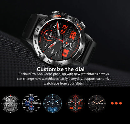 MEVADEN Steel 1.39 Bluetooth Call Smart Watch, Men Sports Fitness Tracker Watches, IP67 Waterproof Smartwatch for Android IOS MD52