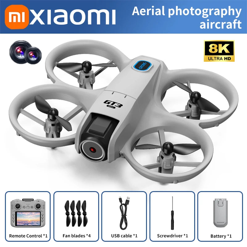 Xiaomi GT3 MAX GPS Drone 8K Aerial HD Photography Optical Flow Positioning Obstacle Avoidance Brushless Power 5G WIFI Drone
