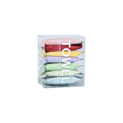7/14 toallas desechables portátiles de viaje, toallitas cuadradas comprimidas de belleza para limpieza facial engrosadas para higiene sobre la marcha