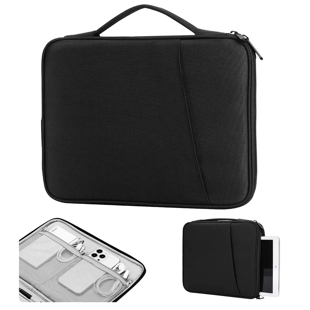 Waterproof Notebook Handle Bag Laptop Sleeve Case For Macbook Air 11 12 13 13.6 M4 M3 M2 iPad Pro 11 Tablet Bag Computer Handbag