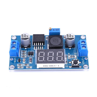 1-15 Pack, LM2596 DC-DC Adjustable Buck Converter Module, 4.75-40V to 1.25-37V Power Supply Step Down Voltage Regulator Module